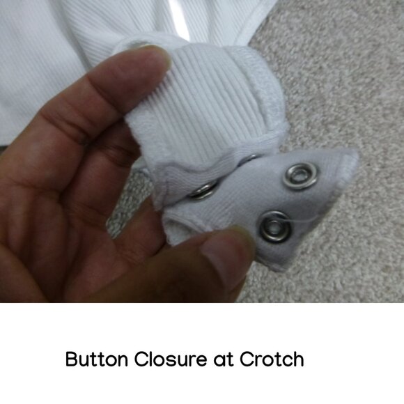 GUESS Logo Tape Cuffs Bodysuit (Size M) - Picture 8 of 14